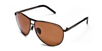 Brown Big Lenses Sunglasses