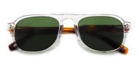 Green Tortoise Shell Sunglasses-1