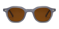 geometric frame sunglasses-1