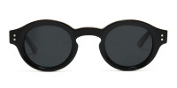 small round black sunglasses-1
