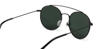Green Round Sunglasses-1
