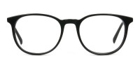 Round Black Eyeglasses in Full-Rim - 1