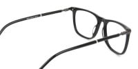 Geek Black Rectangular Spectacles in Acetate - 1