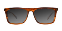 Brown Grey Rectangular Sunglasse-3