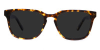 Oversized Square Sunglasses in Tortoiseshell  -3 