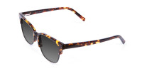 Men's Rectangular Tortoiseshell Sunglasses-3