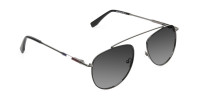 dark-navy-silver-metal-Grey-tinted-aviator-sunglasses-1