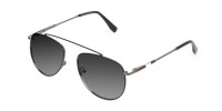 dark-navy-silver-metal-Grey-tinted-aviator-sunglasses-1
