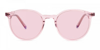 round pink sunglasses-1