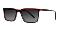 Black Rectangle Sunglasses-1