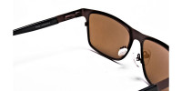 Brown Wayfarer Sunglasses for Men and Women - 2