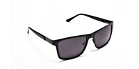 Designer Black Wayfarer Sunglasses - 2