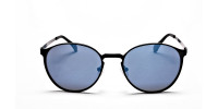 Retro Round Blue Sunglasses