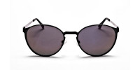 Black Purple Round Sunglasses