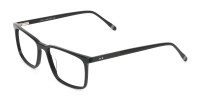 Designer Black Glasses Rectangular - 1
