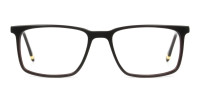 Designer Dark Brown Glasses Rectangular - 1