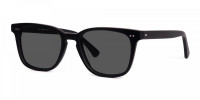 black frame sunglasses-1