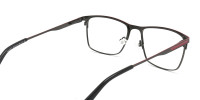 Gunmetal Square Glasses-1