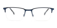 Blue Metal Glasses Frames-1