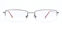 Smart Brown Rectangular Glasses-1