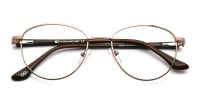 Round Brown Glasses Frames-1
