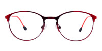 red oval glasses-1