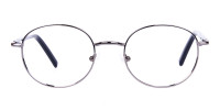 round titanium eyeglass frames-1