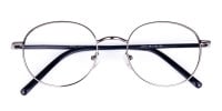 round titanium eyeglass frames-1