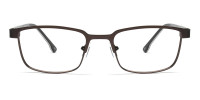 Brown rectangular specs frame-1