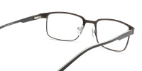 Brown rectangular specs frame-1
