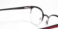 Browline Eyeglasses in Gunmetal, Eyeglasses - 1