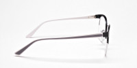 Browline Eyeglasses in Matte Black, Eyeglasses - 1