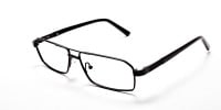 Black Rectangular Glasses, Eyeglasses 