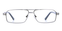 Navy blue gunmetal glasses - 1