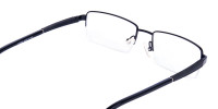 Black Thick Rectangle Glasses Frames-1