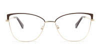Thin Metal Cat Eye Glasses-1