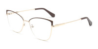 Thin Metal Cat Eye Glasses-1