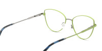 Dalton Cat Eye Dark Green Glasses-1