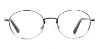 Round Silver Metal Glasses  - 1