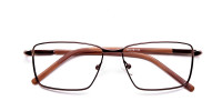 Rectangular Styled Glasses in Brown