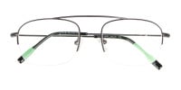 Gunmetal Browbar Half Rim Glasses Online UK-1