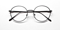 Round Glasses in Black, Eyeglasses -1