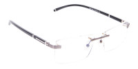 Gunmetal Rimless Glasses For Formal Style-1