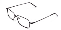 Titanium Glasses in Black, Eyeglasses - 1