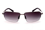 Cool Gunmetal Sunglasses in Half Rimmed Design - 2