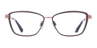 Ted Baker TB2245 Tula Women Classic Cateye Glasses Navy-1
