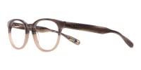 TED BAKER TB8197 Cade Glasses Classic Round in Grey Horn-1