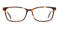 TED BAKER TB2810 FULLER Rectangle Glasses Green & Tortoise-1
