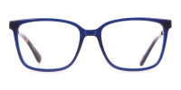 Tad Baker TB9179 Women Blue Full Rim Wayfarer Glasses-1