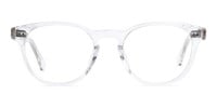 crystal clear and transparent full-rim round glasses frames-1